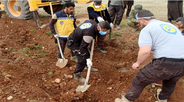 Özgür Suriye Ordusu üyelerinin bulunduğu bir toplu mezar daha bulundu